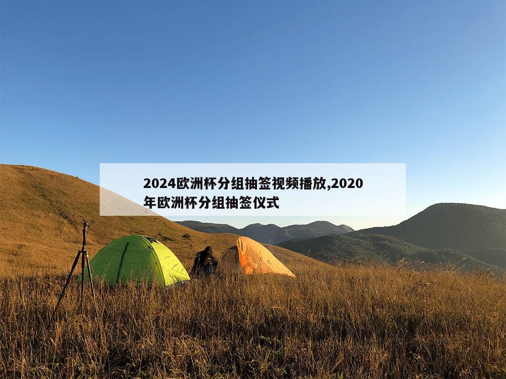 2024欧洲杯分组抽签视频播放,2020年欧洲杯分组抽签仪式