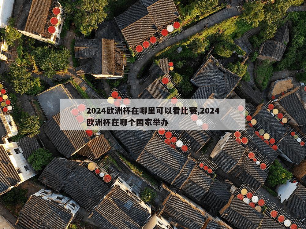 2024欧洲杯在哪里可以看比赛,2024欧洲杯在哪个国家举办